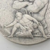 【コレクター必見】双葉山 生誕100年 肖像メダル SV999 純銀 シルバー 163.5ｇ 大相撲 記念貨幣 造幣局 EA4_画像4