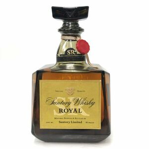 【未開栓】SUNTORY ROYAL SR サントリーローヤル ウイスキー クイーンサイズ モルトグレーン 古酒 1000ml 43％ DA5