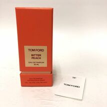 【美品】TOM FORD トムフォード ビター ピーチ オード パルファム スプレィ 香水 30ml EDP SP アメリカ レディース フレグランス CGO_画像9