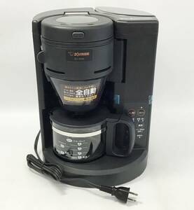 未使用 象印 全自動 ドリップ式 コーヒーメーカー 珈琲通 EC-SA40-BA 黒/ブラック 22年製 コーヒーミル付き 1-4杯用 タンク 540ml 家電