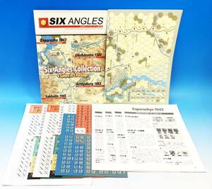 未使用 コマ未切断 Six Angles collection 4 Games in 1 Package ウォーゲーム ボードゲーム シミュレーション シックス・アングルズ