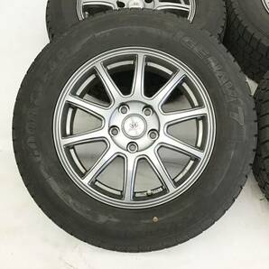 4本セット BADX LOXARNY SPORT ホイール 16インチ 16×6.5J 5H 114.3 38 スタッドレス タイヤ ICE NAVI 7 215/65R16 2022年製 アルファードの画像2