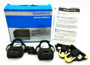 未使用 SHIMANO ビンディングペダル SPD-SL PD-RS500 ロード用 自転車 パーツ 部品 PEDALS シマノ