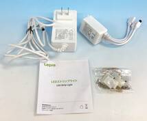 簡易動作確認済み Lepro LED ストリップライト テープライト 5m×2本/リモコン/アダプター 元箱 取説あり 間接照明 インテリア DIY_画像5