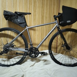 クロモリグラベルロード PURE CYCLES Adventure Pro Sサイズ 46cm トップ55cm 手渡し希望の画像1