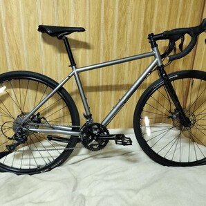 クロモリグラベルロード PURE CYCLES Adventure Pro Sサイズ 46cm トップ55cm 手渡し希望の画像2