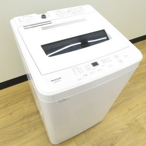 maxzen マクスゼン 全自動洗濯機 JW60WP01WH 6.0kg 2022年製 ホワイト 簡易乾燥機能付 一人暮らし 洗浄・除菌済み