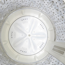 maxzen マクスゼン 全自動洗濯機 JW60WP01WH 6.0kg 2022年製 ホワイト 簡易乾燥機能付 一人暮らし 洗浄・除菌済み_画像6