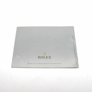 ROLEX ロレックス 腕時計 GMTマスター2説明書 英語表記 冊子 付属品の画像2