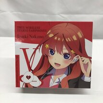 中野五月(CV水瀬いのり)モデル 　ワイヤレスイヤホン 「五等分の花嫁∬」　ジャンク　未チェック ジャンク_画像1