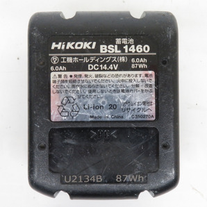 HiKOKI ハイコーキ 14.4V 6.0Ah Li-ionバッテリ リチウムイオン電池 BSL1460 中古の画像4