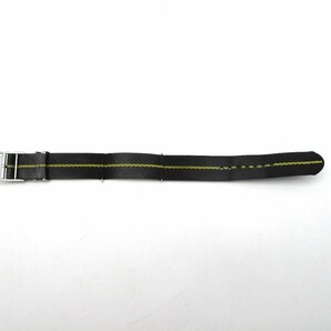 TUDOR チュードル 腕時計 純正ファブリックベルト 黒×黄色 M79470 ブラックベイプロ ラグ幅20mmの画像2