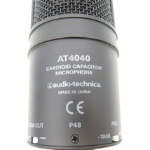 audio-technica オーディオテクニカ トランスレス・コンデンサーマイクロホン ショックマウント付属 AT4040_画像4