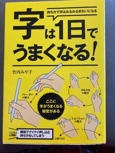 字は１日でうまくなる！　持ち方で字はみるみるきれいになる 竹内みや子／著