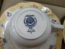 Noritake ノリタケ ペア カップ ソーサー トゥルーラブ_画像3