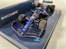 ★訳あり WILLIAMS - F1 FW44 TEAM WILLIAMS RACING N 23 BAHRAIN GP 2022 ALEXANDER ALBON /Minichamps 1/43 ミニカー_画像2