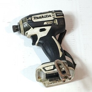 中古品 マキタ 18V 充電式インパクトドライバ TD149D 本体のみ 白 コードレス makita 動作確認済 若干難あり