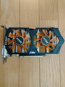 【通電不可ジャンク品】ZOTAC GeForce GTX760 2GB DDR5 TwinCooler