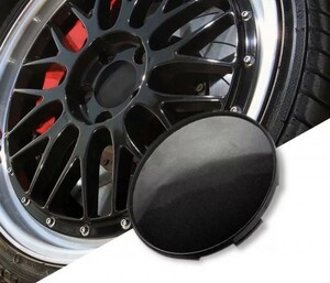 新品 送料無料 汎用センターキャップ 約68mm ブラック 4枚セット BBS/LM RAYS/TE37 CE28 ZE40 ENKEI/RS5.6.7など装着可能