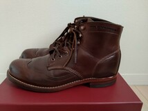 WOLVERINE 1000MILE BOOT W05342　ADDISON BOOT　ウルヴァリン1000マイルブーツ US9 D ワークブーツ 本革 ブーツ USA製_画像3