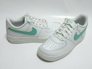 NIKE FORCE 1 Low PS ホワイト エメラルド 21cm ナイキ フォース1 キッズ 白 薄緑 FJ3484-104