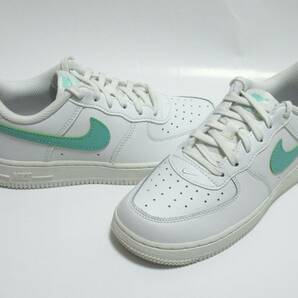 NIKE FORCE 1 Low PS ホワイト エメラルド 22cm ナイキ フォース1 キッズ 白 薄緑 FJ3484-104の画像1