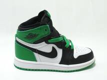 JORDAN 1 RETRO HIGH OG PS ラッキーグリーン 16.5cm ジョーダン1 レトロ ハイカット キッズ ナイキ NIKE 白 緑 黒 FD1412-031_画像4