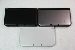 Newニンテンドー3DSLL/3DSLL本体 まとめて3個セット 送料無料 動作未確認のためジャンク品扱い