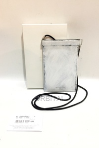 代官山)Maison Margiela メゾンマルジェラ S55UI0207 LEATHER NECK HOLDER ペンキ加工 レザーネックホルダー ショルダー ホワイト