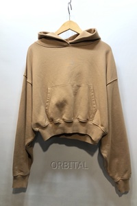 経堂)STUDIO.R330 ステュディオ アール スリーサーティー CROPPED PULLOVER HOODIE パーカー M HD21105-IT 定価￥16,500-