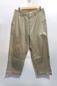 代官山)nanamica ナナミカ Wide Chino Pants SUCF913 ワイドチノパンツ ベージュ サイズ30