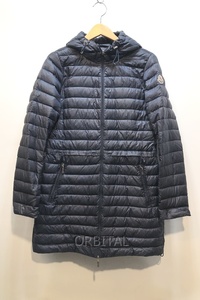 経堂) モンクレール MONCLER オウル AURE ダウンコート サイズ0 ネイビー レディース 並行品 310934930499