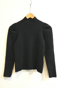  two . sphere ) ANAYI Anayi 22AW wool smooth high‐necked pull over knitted sweater black 38 regular price Y36,300-