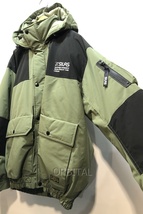 経堂) SILAS サイラス HOODED PUFFER JACKET フーデッドパファージャケット オリーブ メンズ M 定価￥26,400-_画像4