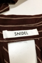 代官山)SNIDEL スナイデル ノースリイレヘムシャツワンピース ストライプドレス サイズ0 SWF0234103 タグ付_画像6