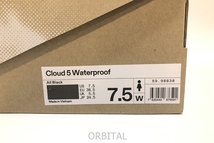 経堂) オン On 未使用 クラウド 5 ウォータープルーフ Cloud 5 Waterproof W 59.98838 オールブラック W7.5 24.5cm ブラック_画像9