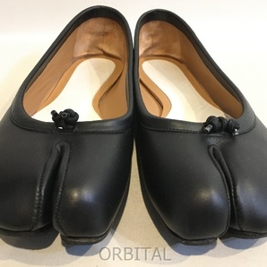 二子玉)Maison Margiela メゾンマルジェラ S58WZ0042 P3753 Tabi バレエ フラットシューズ パンプス タビ 足袋 ブラック 37.5 24の画像5