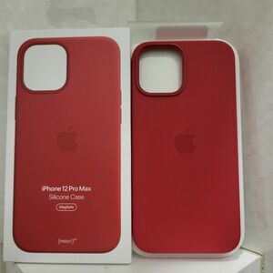 Apple純正ケース☆MagSafe対応iPhone 12 Pro Maxシリコーンケース - レッド (PRODUCT) RED