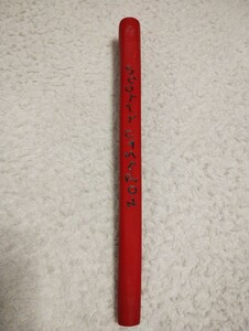 スコッティキャメロン ☆ScottyCameron☆スコッティーキャメロン☆ピストルラバー☆赤☆中古品☆ゴルフプライド☆