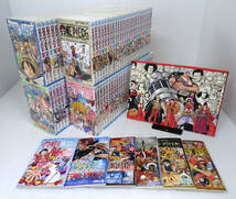 ONE PIECE/ワンピース 1～107巻+映画入場特典小冊子6冊＋映画パンフレットセット　尾田栄一郎_画像1