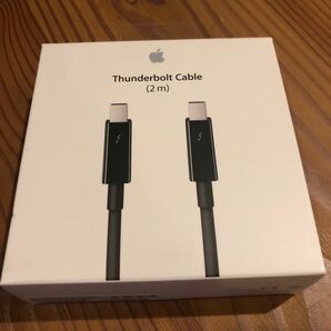 Apple Thunderbolt cable 2m 黒　Black 中古