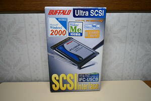 PC-9821ノート利用可能　SCSI インターフェイスカード　メルコ BAFFALO IFC-USCB