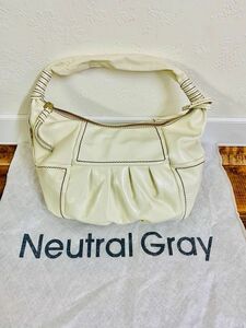 Neutral Gray 本革　ハンドバッグ