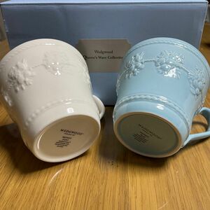 【新品未使用】WEDGWOOD Queen'sWare マグカップ　　ウェッジウッド　クイーンズウェア フェスティビティ