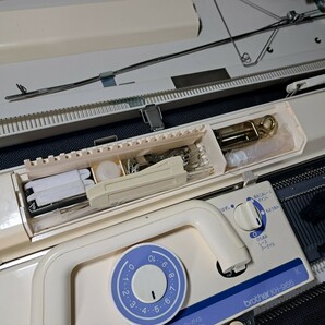 編み機、編機、編み物、ブラザー編み機、ブラザー電子編機、ブラザー電子編み機トピカル5 KH-965！整備済品、試編み済品、美白綺麗！の画像7