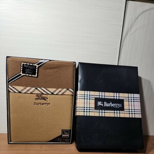 バーバリー Burberrys 純毛毛布 箱あり　ウール100% 寝具 西川産業　毛布 BURBERRY