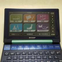 SHARP/シャープ　RW-SH2-G　カラー電子辞書　グリーン系_画像6