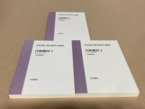 超希少！！【未使用】岩波講座 現代数学の基礎　代数幾何１２３／上野健爾