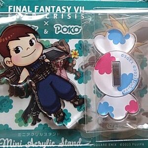 FINAL FANTASY 7 FF7 ファイナルファンタジー7 ペコちゃん ポコちゃん ソルジャー アクリルスタンド 不二家