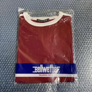 Bellwether ベルウェザー 半袖 L エンジ 体操服 体操着 学販 トレーニングシャツ